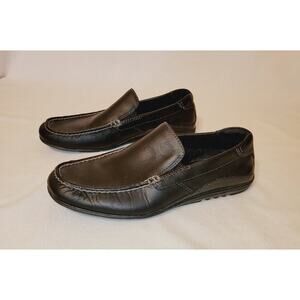 Rockport Adiprene size 8.5 mens brown leather comfort loafers Preppy Casual